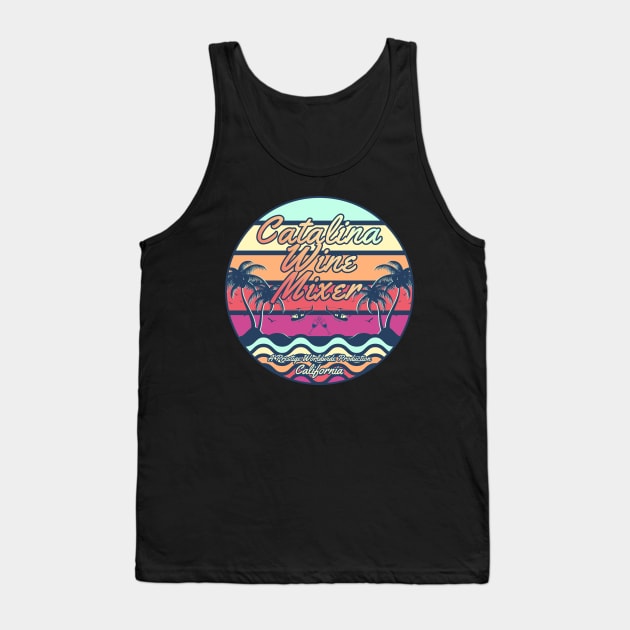 Catalina Wine Mixer Tank Top by opoyostudio